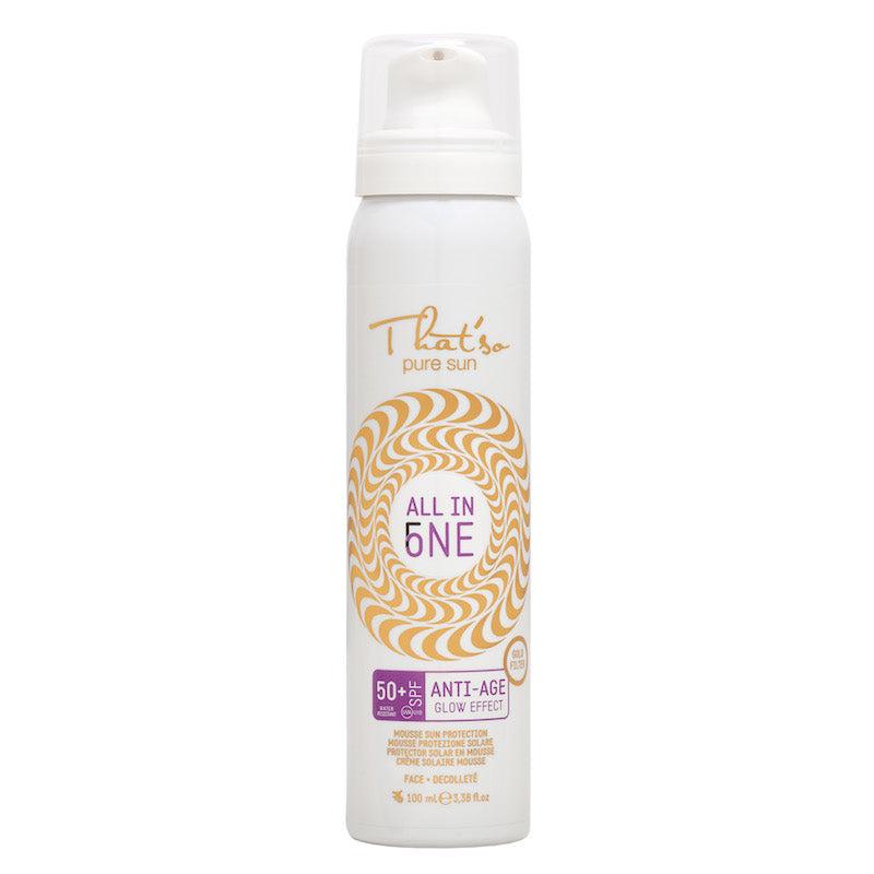 All In One   Anti Age   50spf Mousse 100ml   Solcreme   Hos Frisøren & Baronen fra That´so