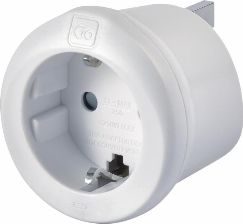 Euuk Adaptor fra Go Travel