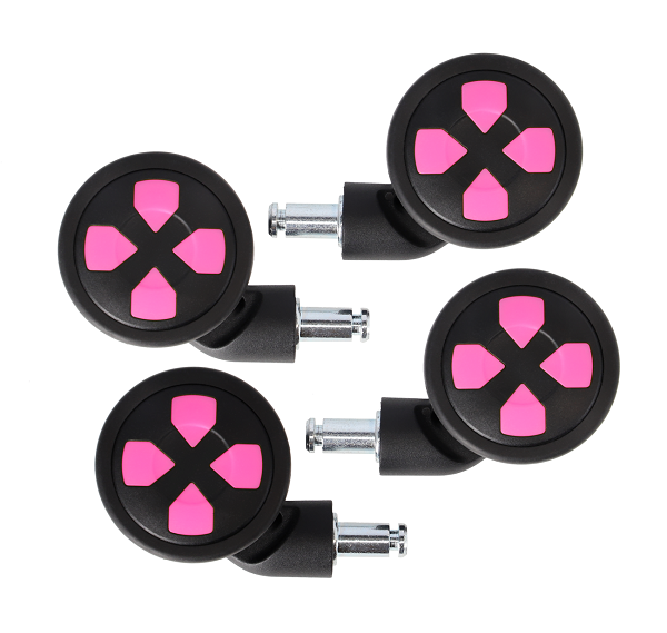 Ip1 Click & Roll 4 Hjul Sæt Flora Pink 100001 17 fra Impackt