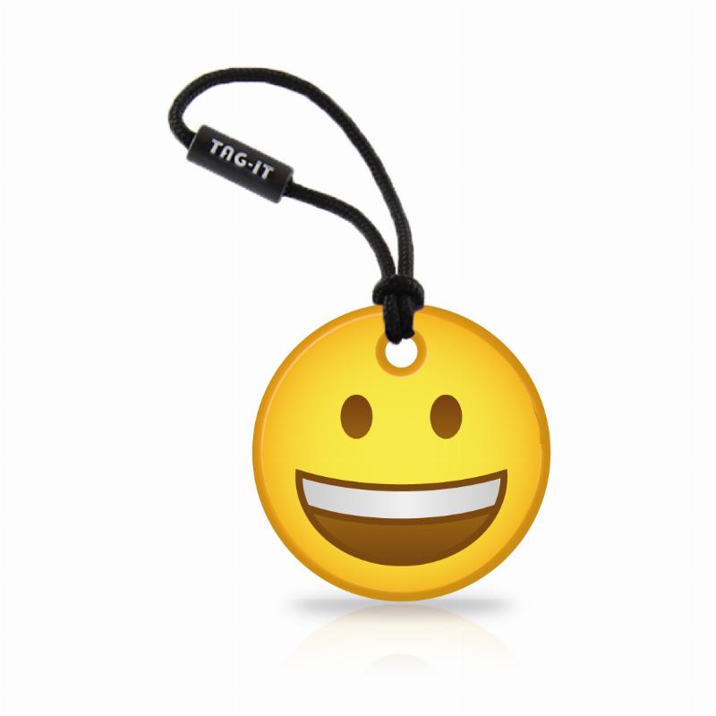 Tag It Smiley Nøglering   "glad Smiley" fra Tag-it