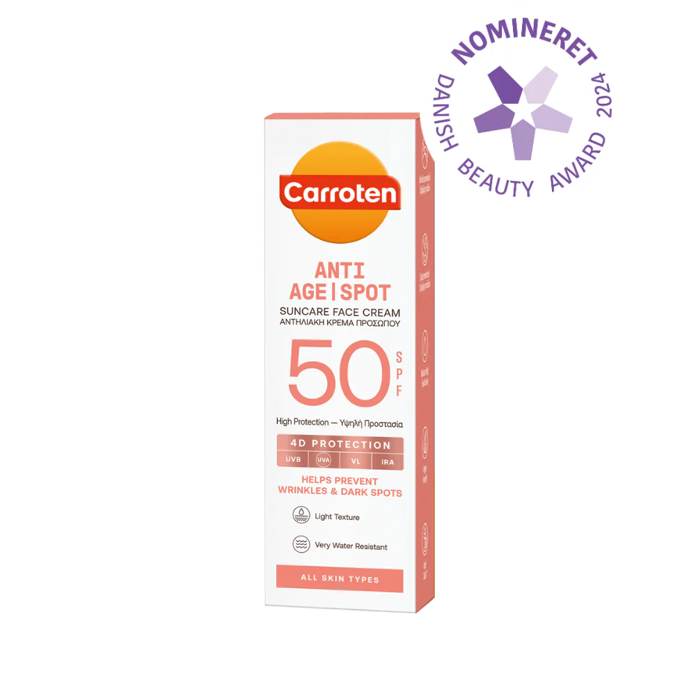 Anti Age Spot Face Cream Spf 50   Solcreme   Hos Frisøren & Baronen fra Carroten