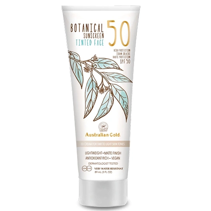 Botanical Tinted Face Fair Light Spf 50   88 Ml fra Australian Gold