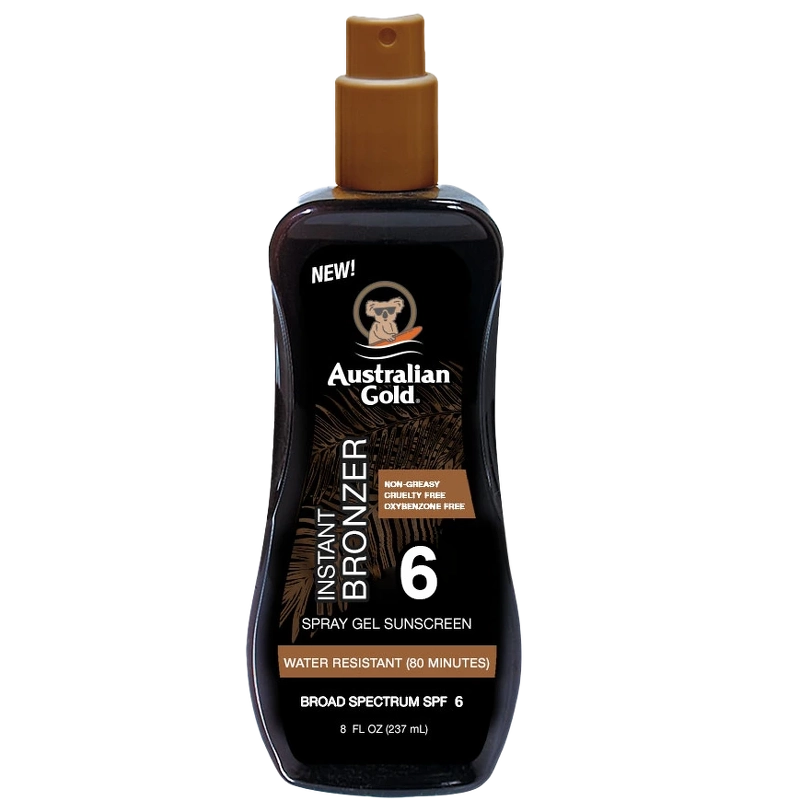 Instant Bronzer Spraygel SPF 06 - 237 Ml fra Australian Gold