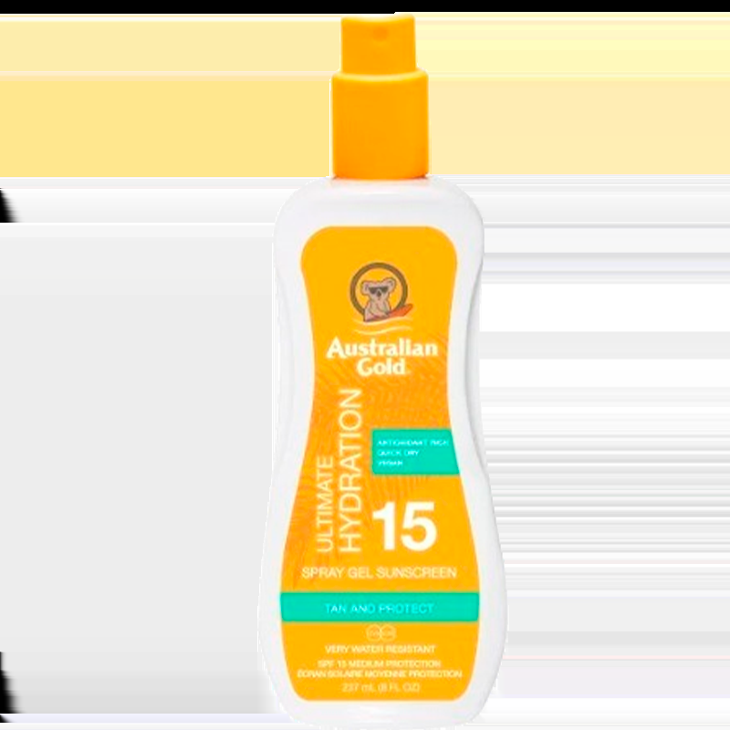 Ultimate Hydration Gel Spray Solcreme SPF 15 fra Australian Gold