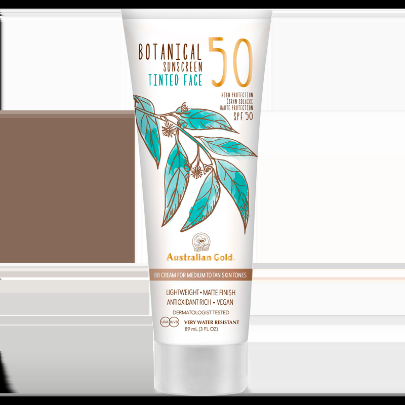 Botanical Spf50 Tinted Medium Tan 88 Ml fra Australian Gold