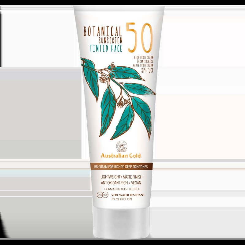 Botanical Spf50 Tinted Rich Deep 88 Ml fra Australian Gold