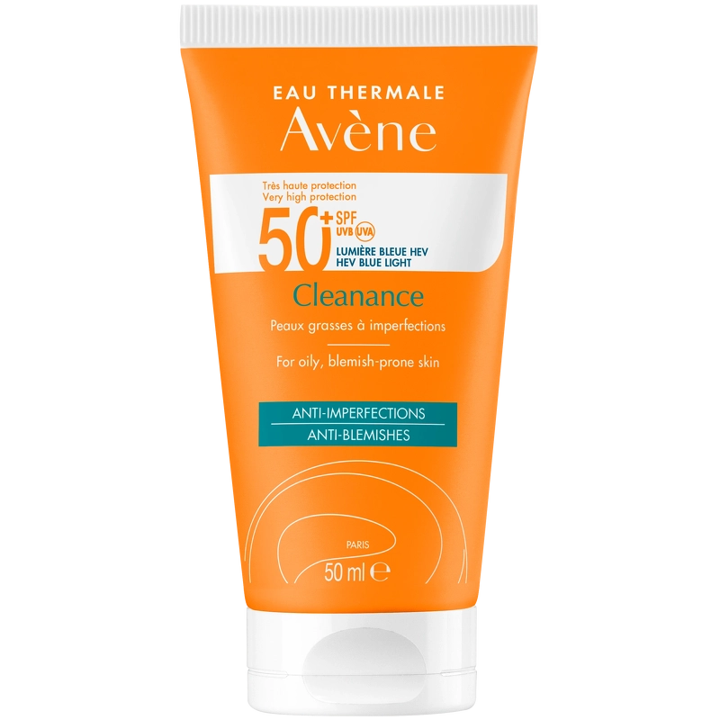 Avene Cleanance SPF 50+ Solcreme til Fedtet Hud - 50 Ml