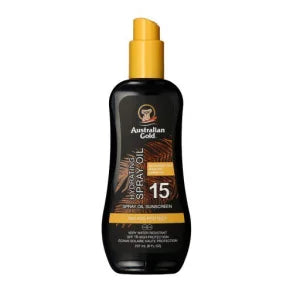 Solcreme Carrot Oil Spray Faktor 15 237ml   Solcreme   Hos Frisøren & Baronen fra Australian Gold