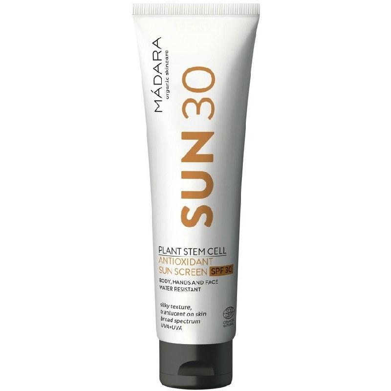 Antioxidant Sunscreen Spf 30 Body, Hand And Face 100 Ml fra Madara