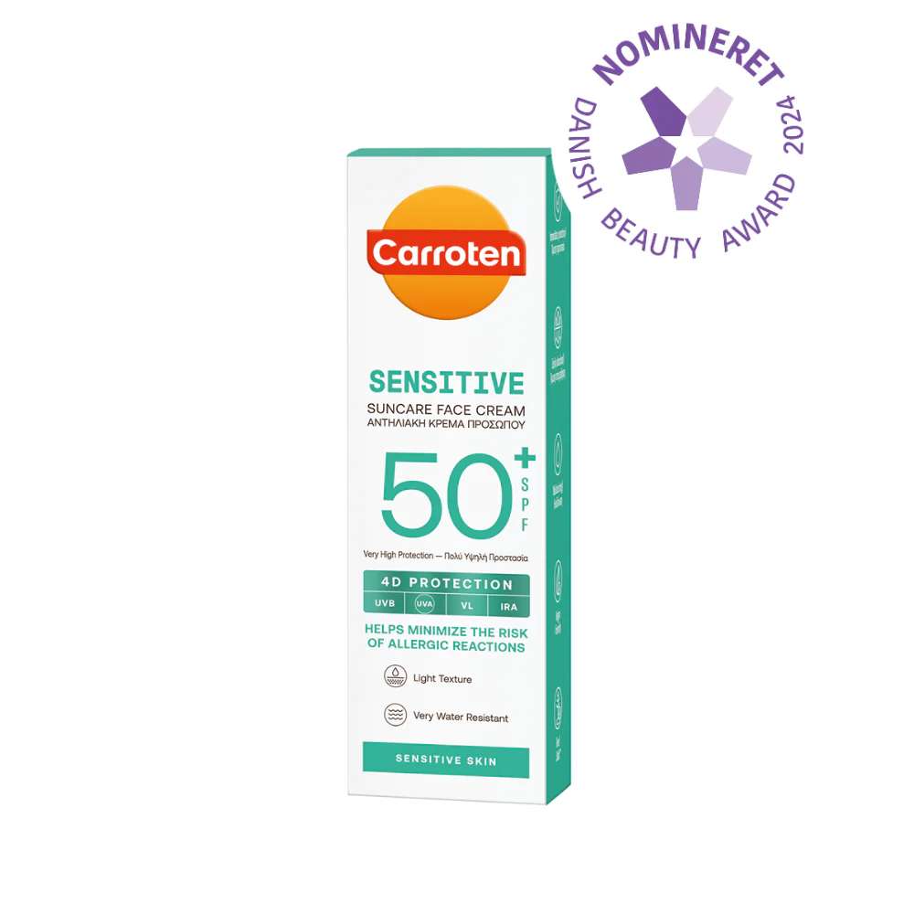 Sensitive Face Cream Spf 50   Solcreme   Hos Frisøren & Baronen fra Carroten