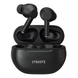 Streetz T230 TWS In-Ear Høretelefoner - Mat Sort