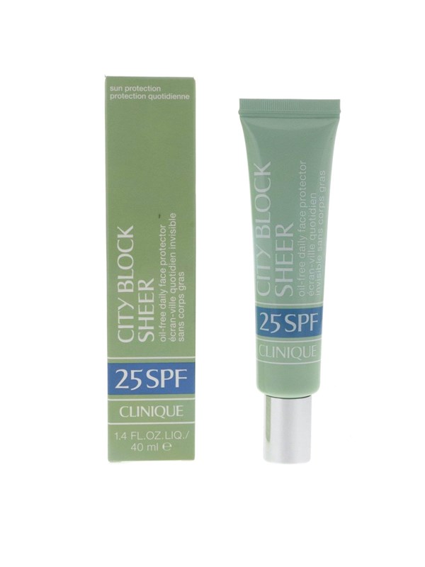 City Block Sheer Oil Free Daily Face Protector Broad Spectrum Spf 25 fra Clinique