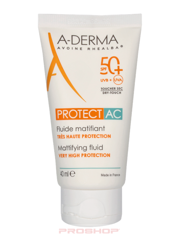 A Derma Protect Ac Mattifying Fluid Spf50+   50ml fra A-derma