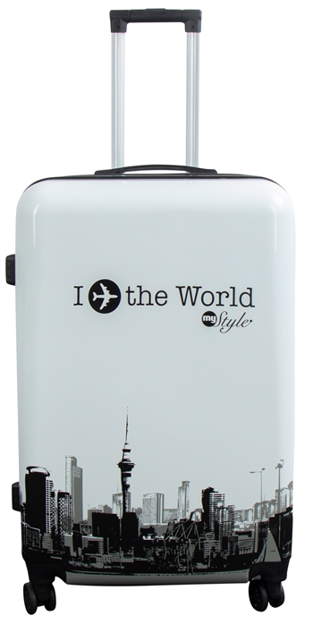 Eksklusiv I Love The World Hardcase Kuffert fra Borg Living