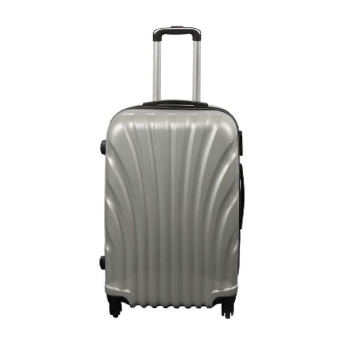 Eksklusiv Grå Musling Hardcase Kuffert - Medium Størrelse