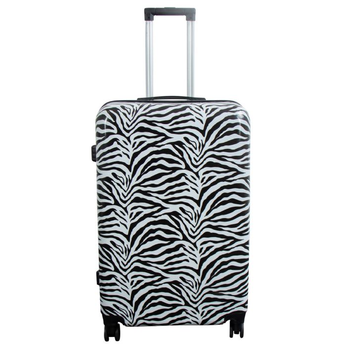 Eksklusiv Zebra Hardcase Kuffert - Letvægt og Praktisk