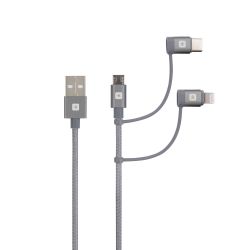 3i1 Kabel 120 cm fra Skross - Perfekt til rejsen!