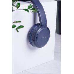 Bt210 Bluetooth Headphones, Mic, Foldable, Blue fra Streetz