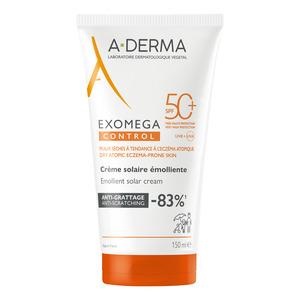 A Derma Exomega Control Emollient Solar Cream Spf50+   150 Ml. fra A-derma