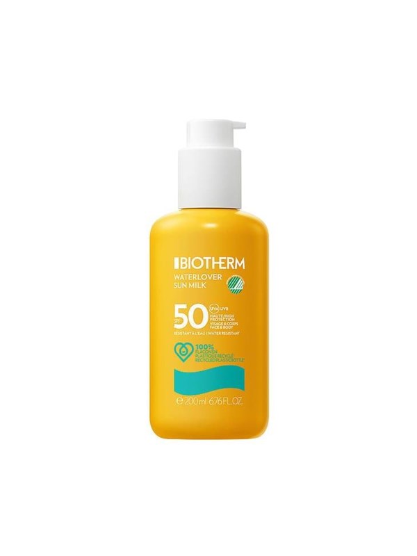 Waterlover Sun Milk W Pump Spf50 200 Ml fra Biotherm